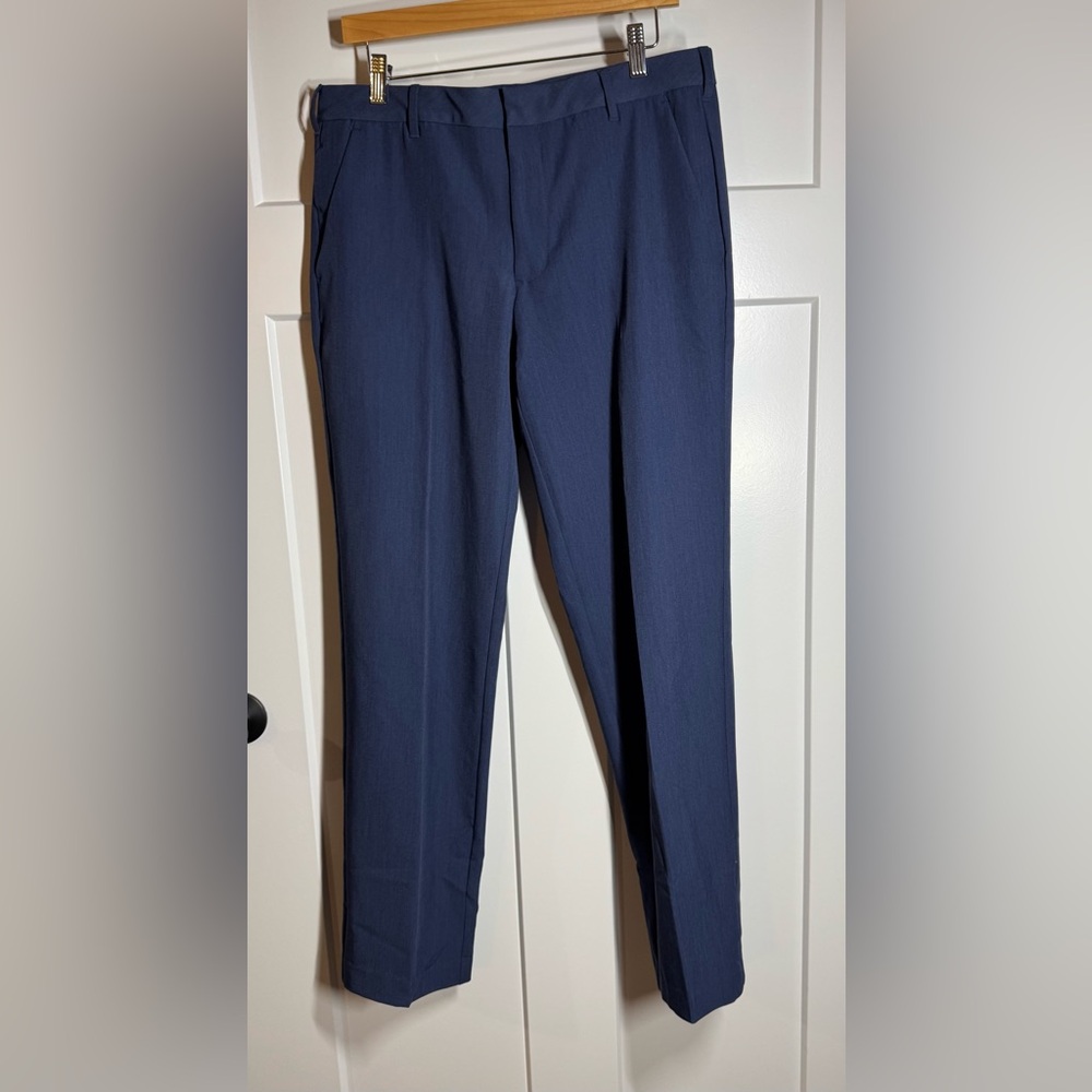 Men’s Van Heusen Event Temp Blue Pants, Traveler, Straight Fit 32x32